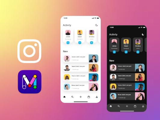 instagram app redesign